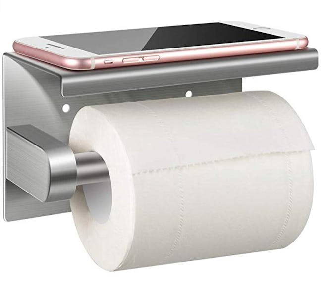 UgBaBa Store Toilet Paper Holder with Phone Shelf