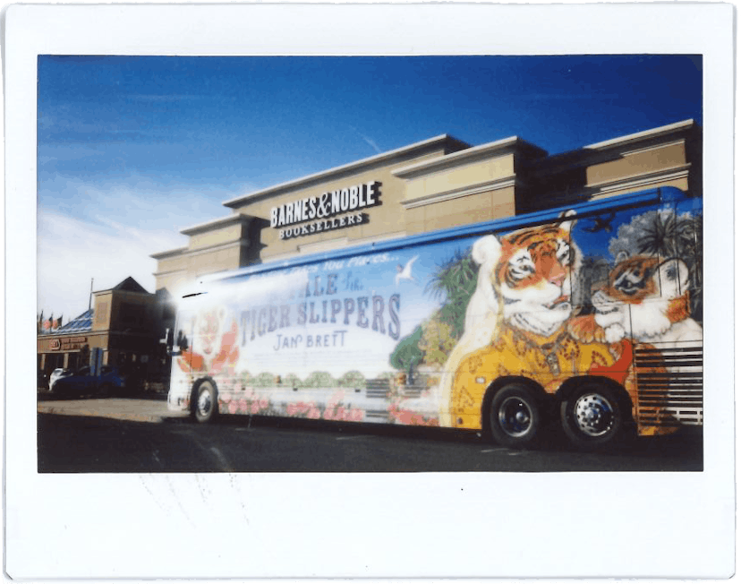 The Tale of the Tiger Slippers tour bus  
