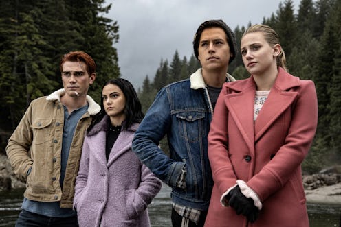 Archie, Betty, Jughead, and Veronica on Riverdale