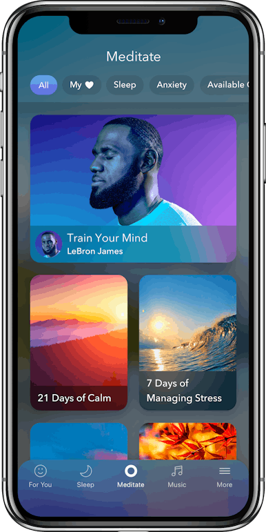 LeBron James Partners With Calm To Show That Mental Fitness Is As ...