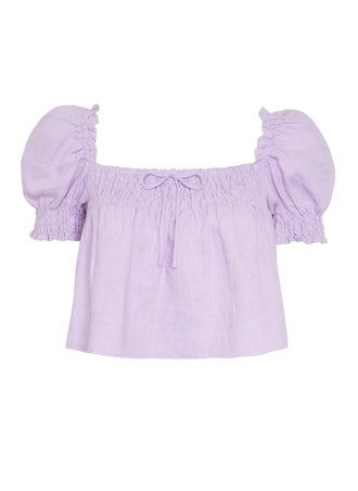 Plain Iris- Lilla Top