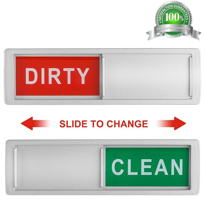 Cimkiz Dishwasher Magnet Clean Dirty Sign