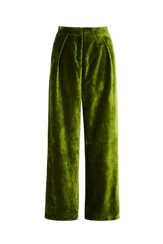 Almeida Trousers Olive Green Velvet