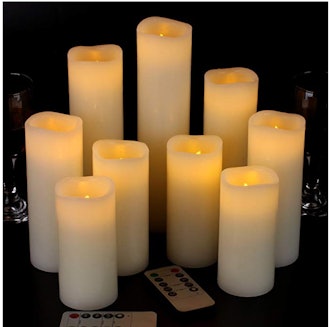 Vinkor Flameless Candles Battery Operated Candles (9-Pack)