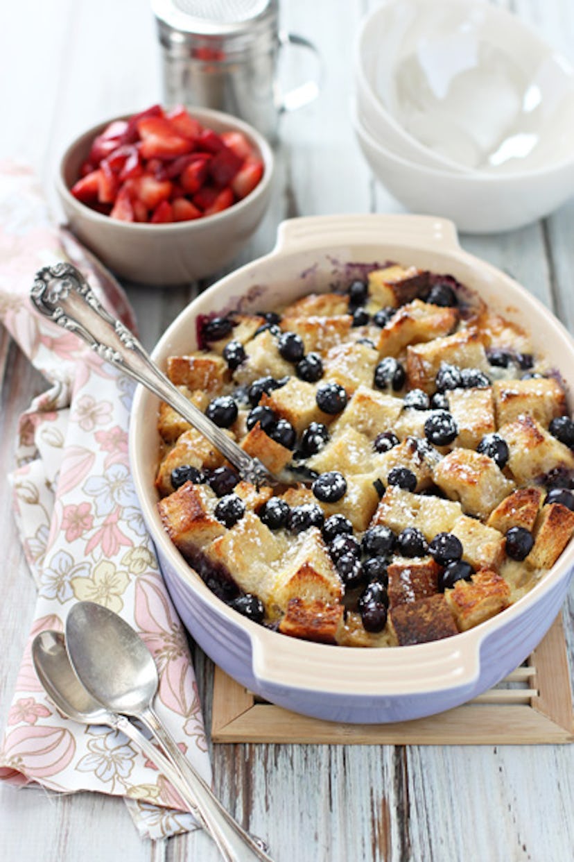 Berries and Brie Breakfast Bake is an easy one-pot breakfast meal that kids will love. 