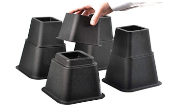  Home-it Adjustable Bed Risers (4-Pack)