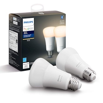 Philips Hue White A19 LED Smart Bulb (2-Pack)