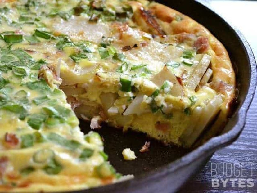 This Ham and Potato Frittata is a one-pot breakfast meal your kids will love. 