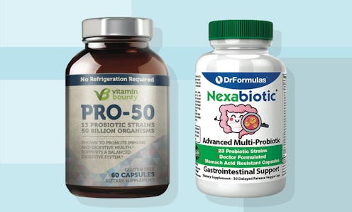 Vitamin Bounty Pro 50 probiotic with prebiotics and DrFormulas Nexabiotic advanced multi-probiotic