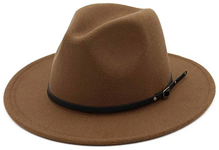 Lisianthus Women Belt Buckle Fedora Hat