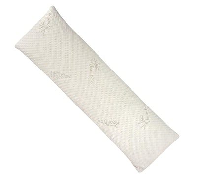 Snuggle-Pedic Shredded Memory Foam Body Pillow with Bamboo Cover
