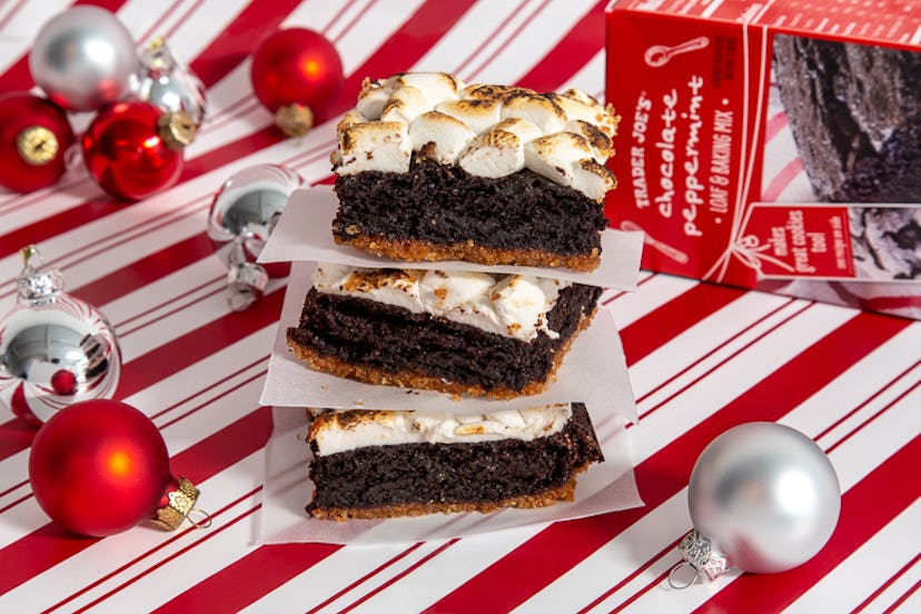 Trader Joe's Chocolate Peppermint Loaf is the ideal holiday baked good.
