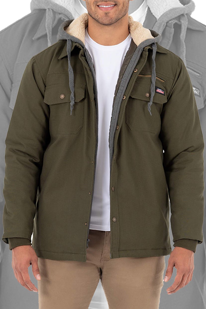 Genuine Dickies Men’s Flex Canvas Shirt Jacket