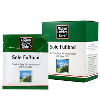 Allgäuer LatscehnKiefer Sole FussBad Mineral Foot Bath Salts (10 Packets)
