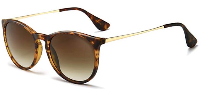 SUNGAIT Vintage Round Sunglasses