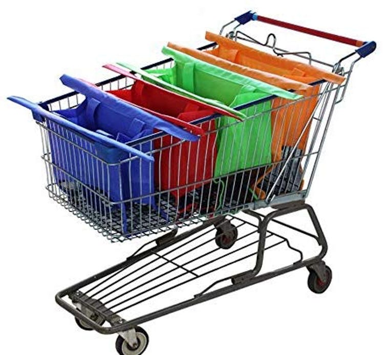 Modern Day Living Reusable Shopping Cart Bags (Set Of 4)