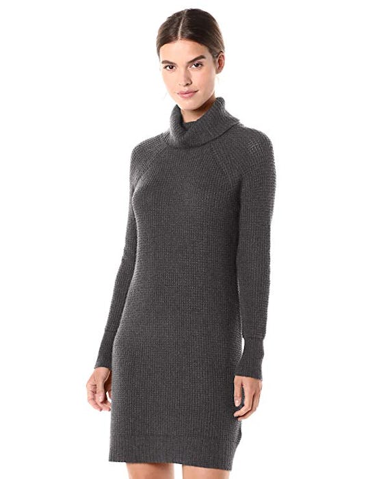 Daily Ritual Wool Blend Turtleneck Sweater Dress