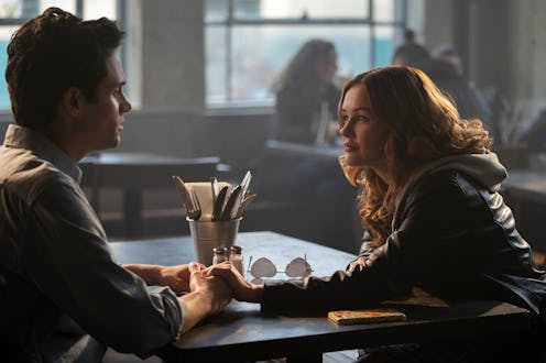 Penn Badgley, Ambyr Childers in YOU