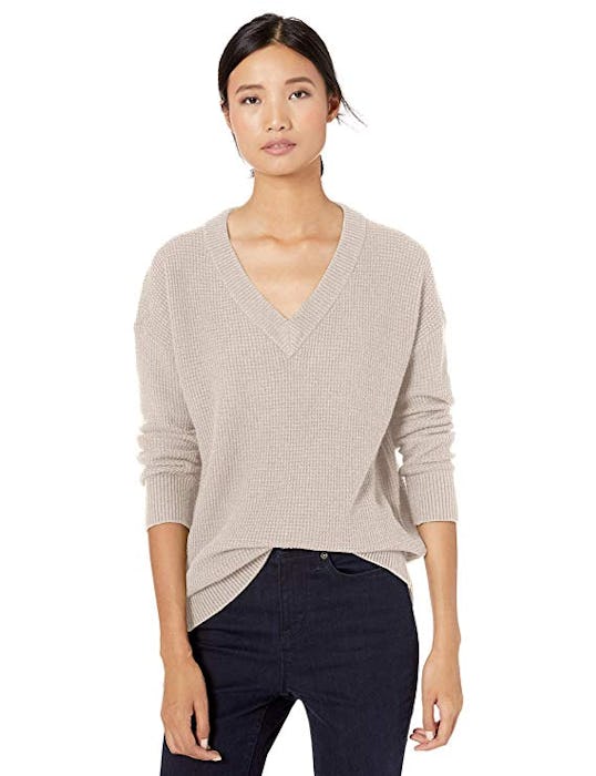 Goodthreads Wool Blend Thermal Stitch Sweater