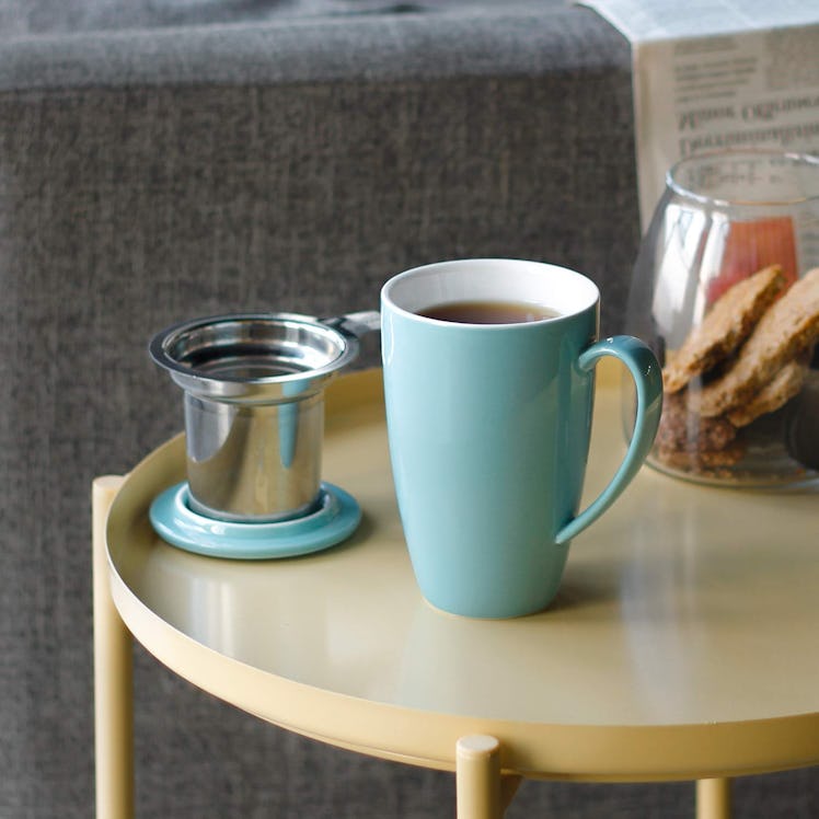 Sweese Porcelain Tea Mug with Infuser and Lid