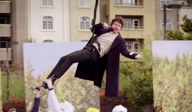 A screenshot from Harry Styles' 'Crosswalk Concert' With James Corden.
