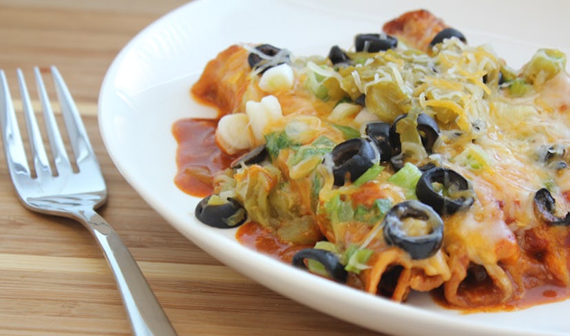 Turn your favorite Trader Joe's frozen dinner into a yummy casserole.