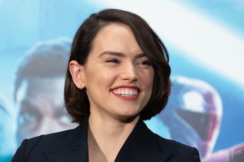 Daisy Ridley's hair at 'Star Wars: The Rise of Skywalker' promo event in Tokyo
