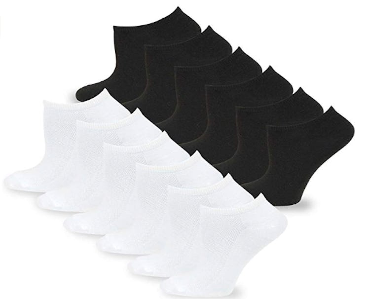 TeeHee Fashion No Show/Low Cut Fun Socks (12-Pack)