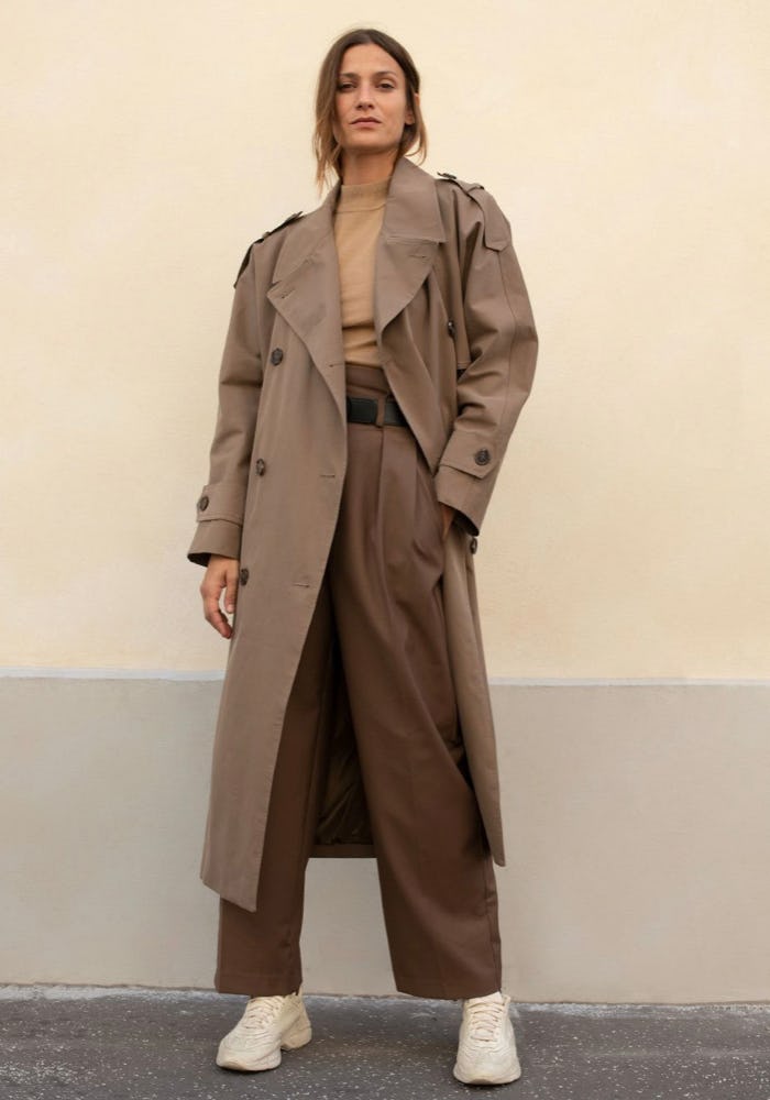 reformation trench coat