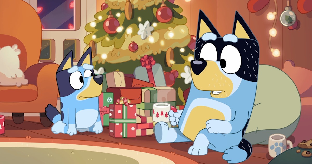 Download Bluey Christmas Episode Focuses On Kindness Over Gifts SVG Cut Files