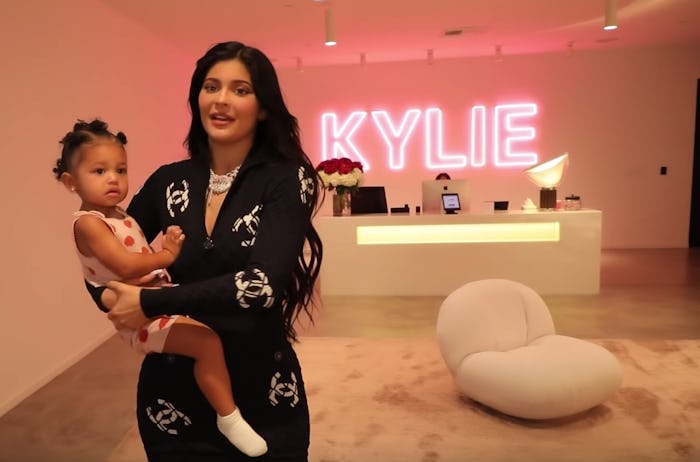 Kylie Jenner's Instagram video showing daughter, Stormi, applying lipstick all over her own face, is...