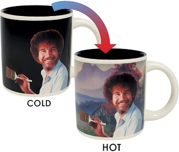 The Unemployed Philosophers Guild Bob Ross Mug