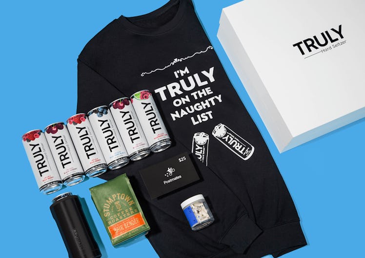 Truly’s Survive The Holidays Gift Box Has Everything you need to keep your cool and have a laugh.