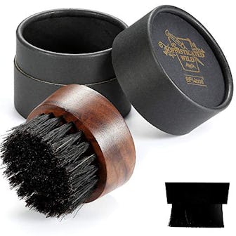 BFWood Round Beard Brush