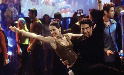 Ross and Monica performed their infamous dance routine to try to get televised on a New Year's Eve s...