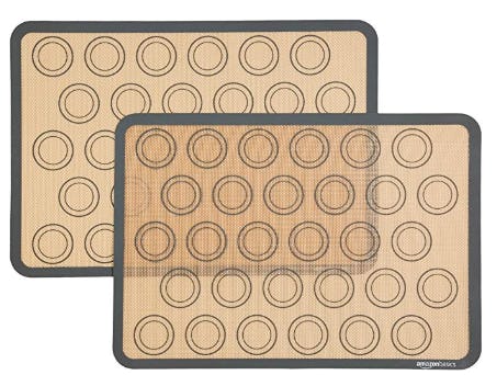 AmazonBasics Silicone Macaron Baking Mat (2-Pack)