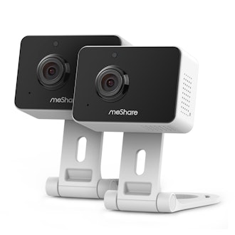 meShare 1080p Mini Wireless Two-way Audio Camera 2-Pack