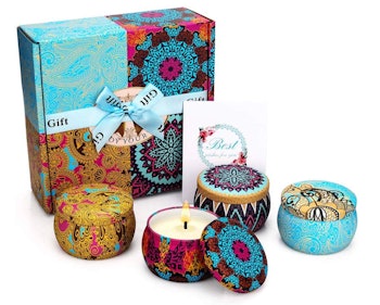 Yinuo Mirror Scented Candles Gift Set (4-Pack)
