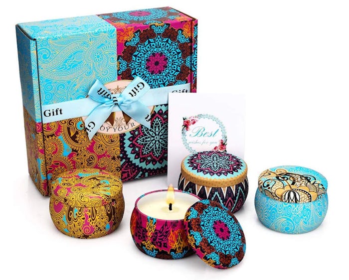 Yinuo Mirror Scented Candles Gift Set (4-Pack)