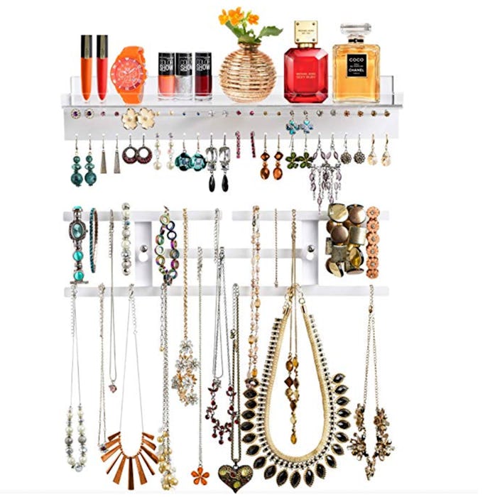 Pretty Display Invisible Acrylic Jewelry Organizer