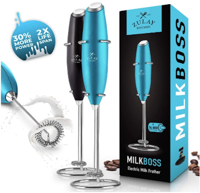 Zulay Kitchen Handheld Milk Frother