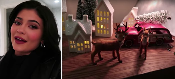 In Kylie Jenner's newest holiday vlog, posted to her YouTube channel, she shows off her Christmas de...
