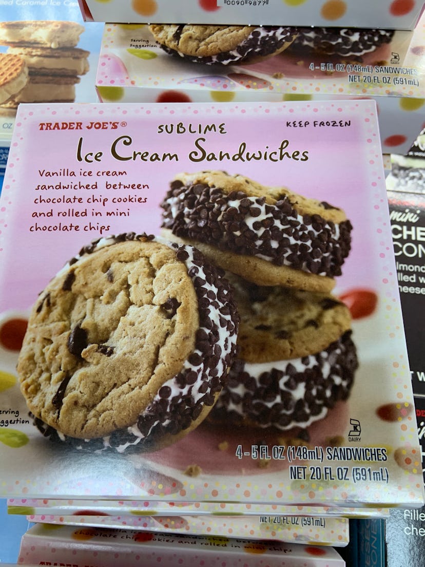 best trader joe's holiday desserts: ice cream sandwiches