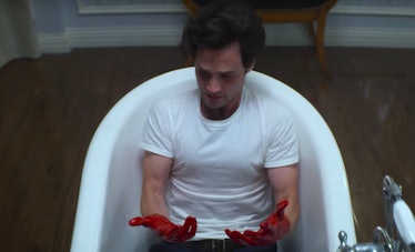 The 'You' Season 2 trailer shows Joe staring at his blood-covered hands.
