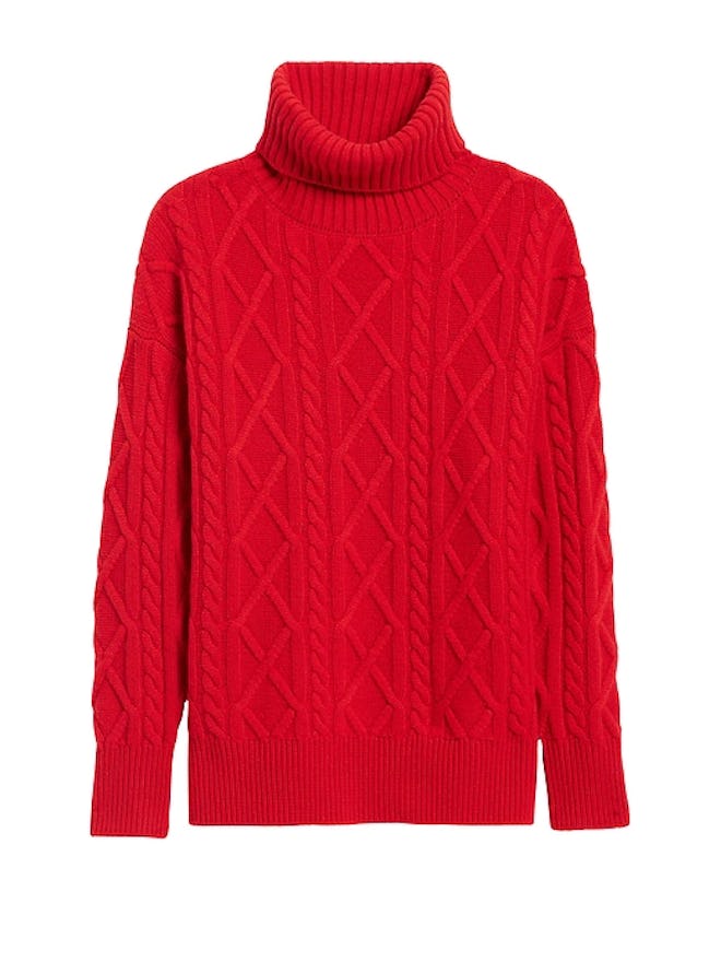 Cashmere Cable-Knit Sweater