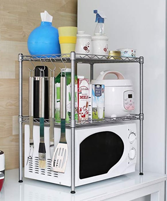 HOMFA Kitchen Microwave Oven Rack Shelving Unit