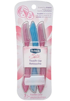 Schick Silk Touch-Up Multipurpose Exfoliating & Dermaplaning Tool (3-Pack)