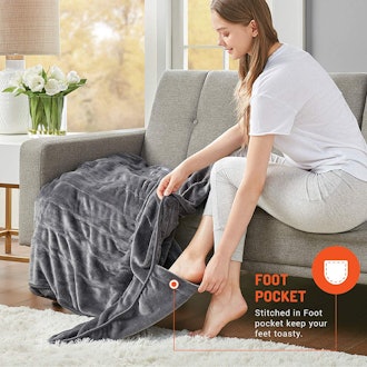 Degrees of Comfort Heated Throw Blanket