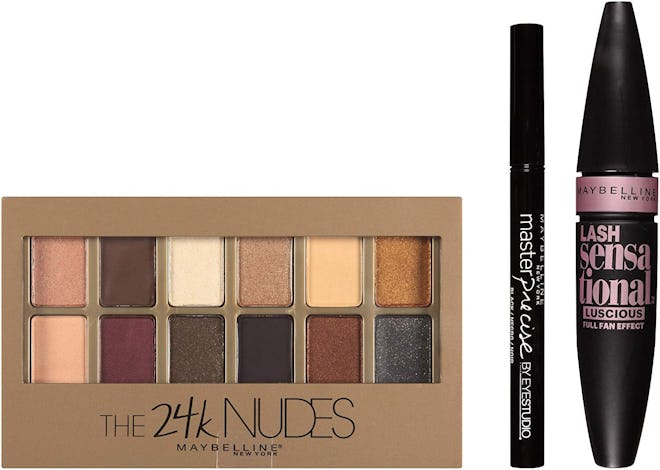 Maybelline New York NY Minute 24k Nudes Smoky Eye Makeup Gift Set