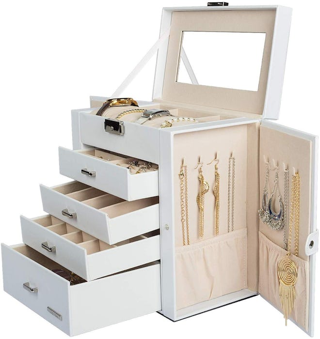 Homde Synthetic Leather Jewelry Box